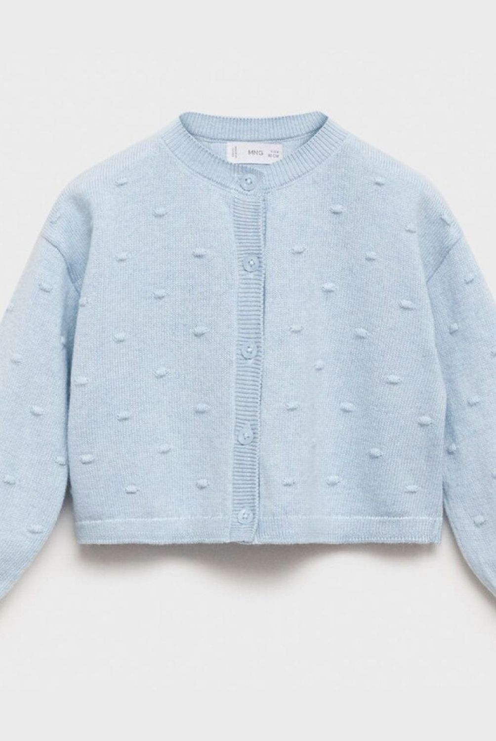 MANGO KIDS - Cárdigan Punto Bordado Algodón Bebé Niña Mango Kids