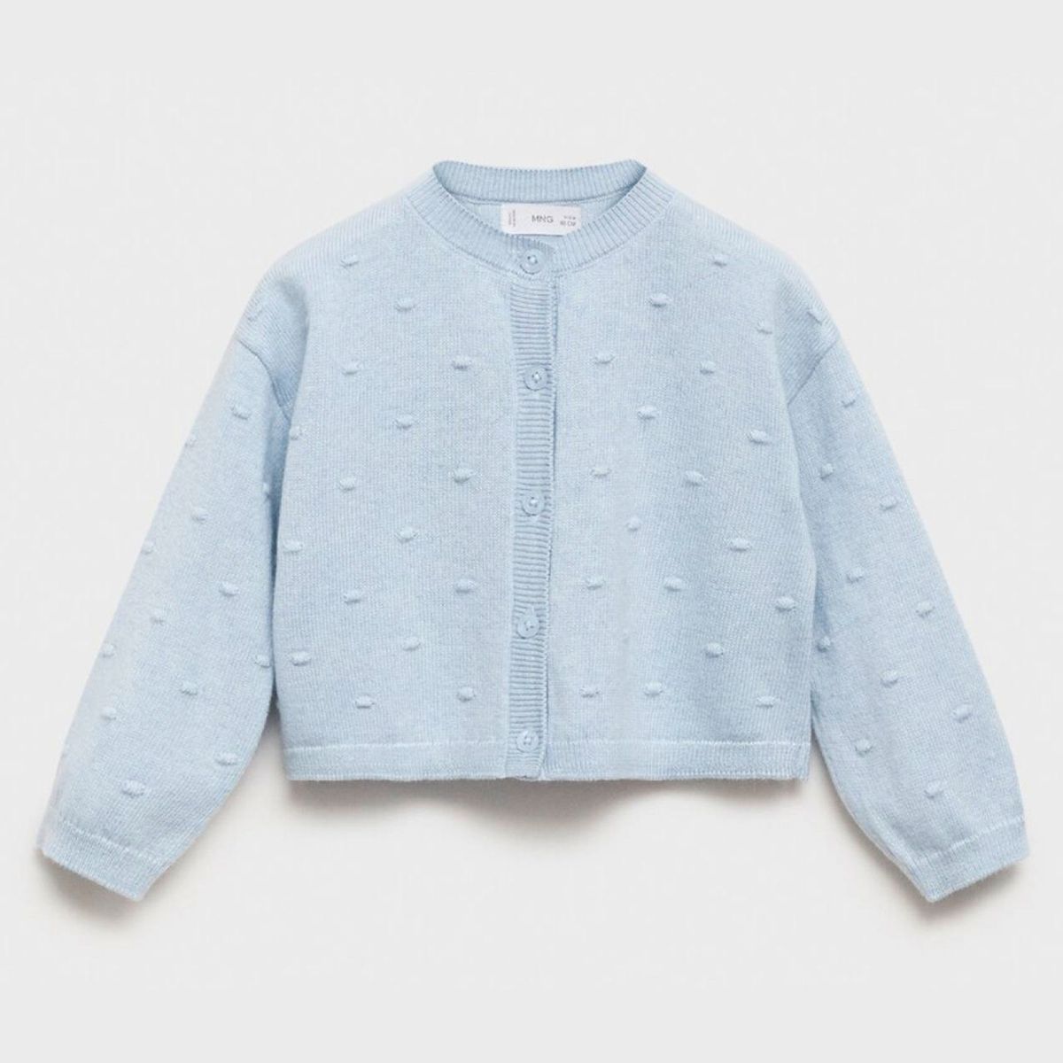 MANGO KIDS - Cárdigan Punto Bordado Algodón Bebé Niña Mango Kids