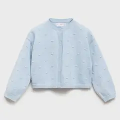 MANGO KIDS - Cárdigan Punto Bordado Algodón Bebé Niña