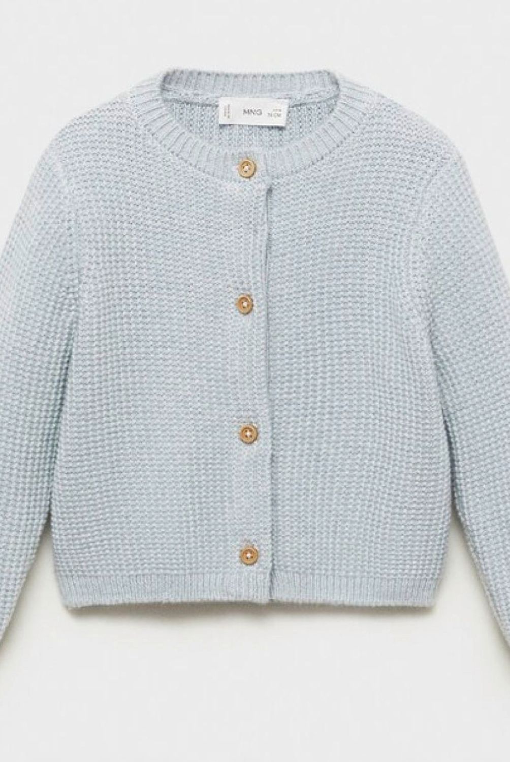 MANGO KIDS - Cárdigan Punto Fino Algodón Bebé Unisex Mango Kids