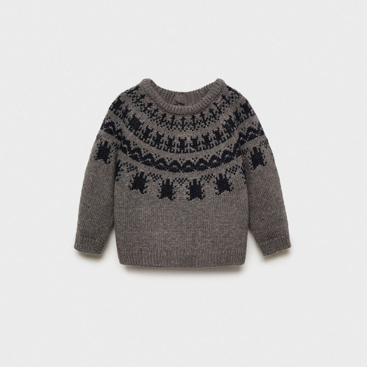 MANGO KIDS - Sweater Jacquard Lana Unisex Bebé Mango Kids