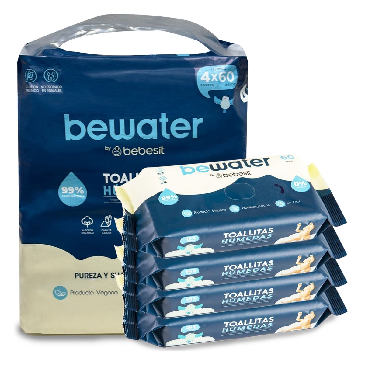 BEBESIT - Bolsa Toalla Humeda 240u Bebesit