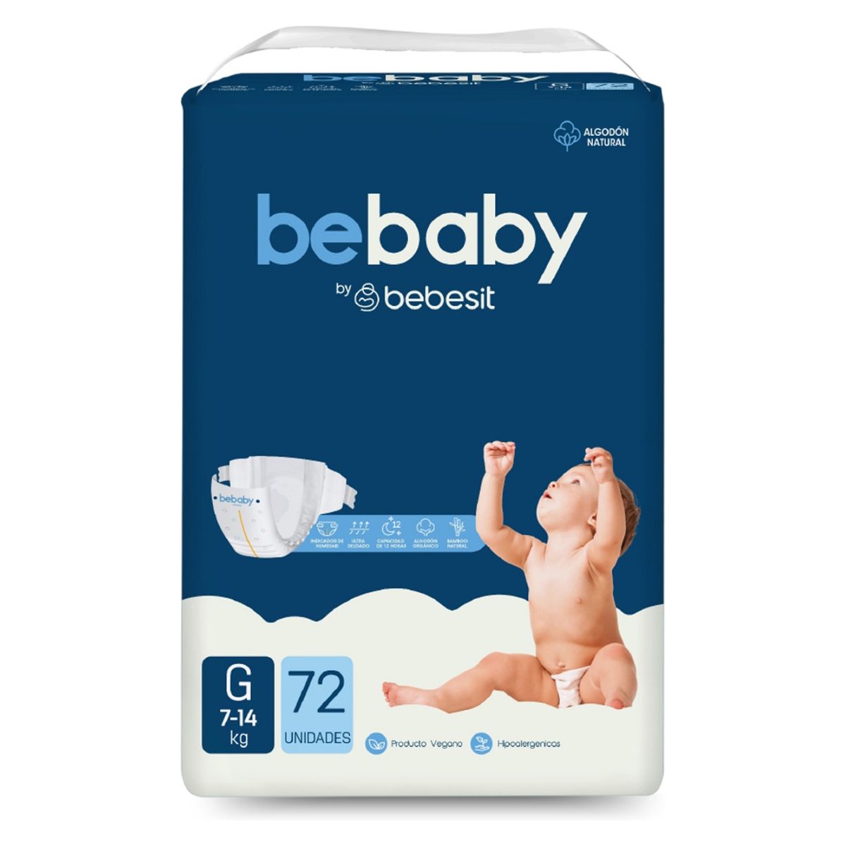 BEBESIT - Pañales BeBaby G 72u Bebesit