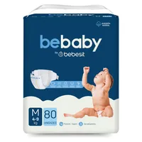 Pañales BeBaby M 80u