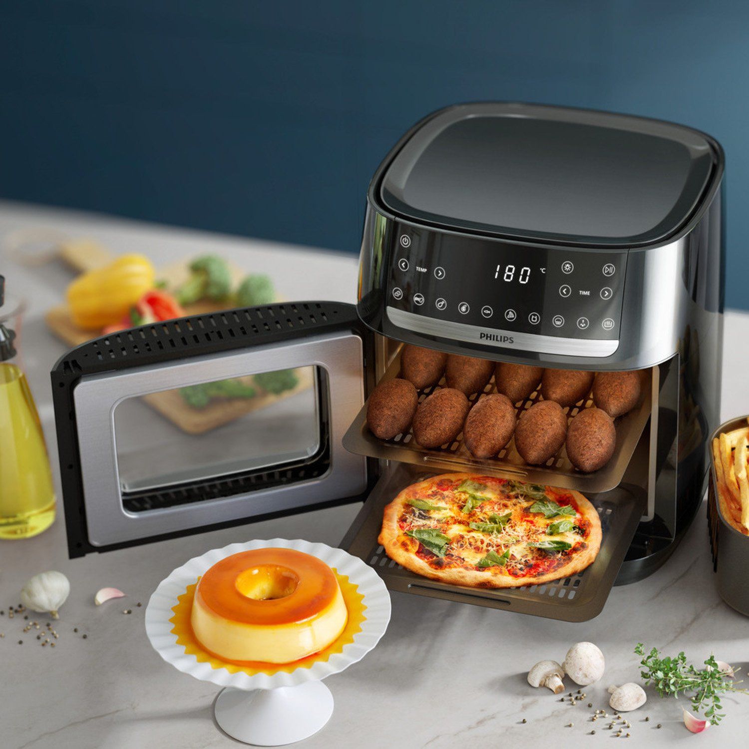 PHILIPS Horno Freidora de Aire Philips AI55107 12L AirOven