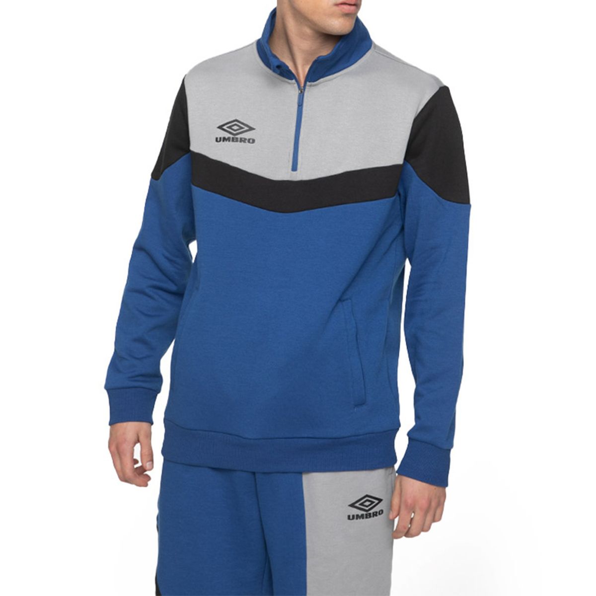 UMBRO - Polerón Medio Cierre Unisex Umbro