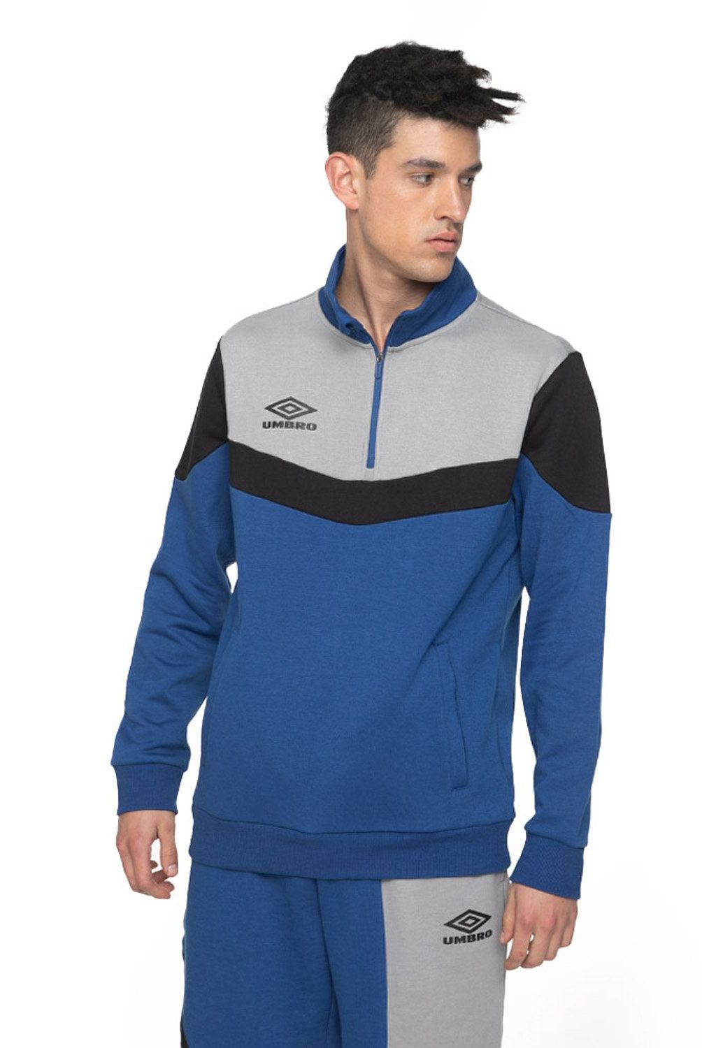 UMBRO - Polerón Medio Cierre Unisex Umbro