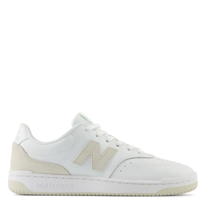 NEW BALANCE - Zapatilla Urbana Hombre Cuero Blanco New Balance