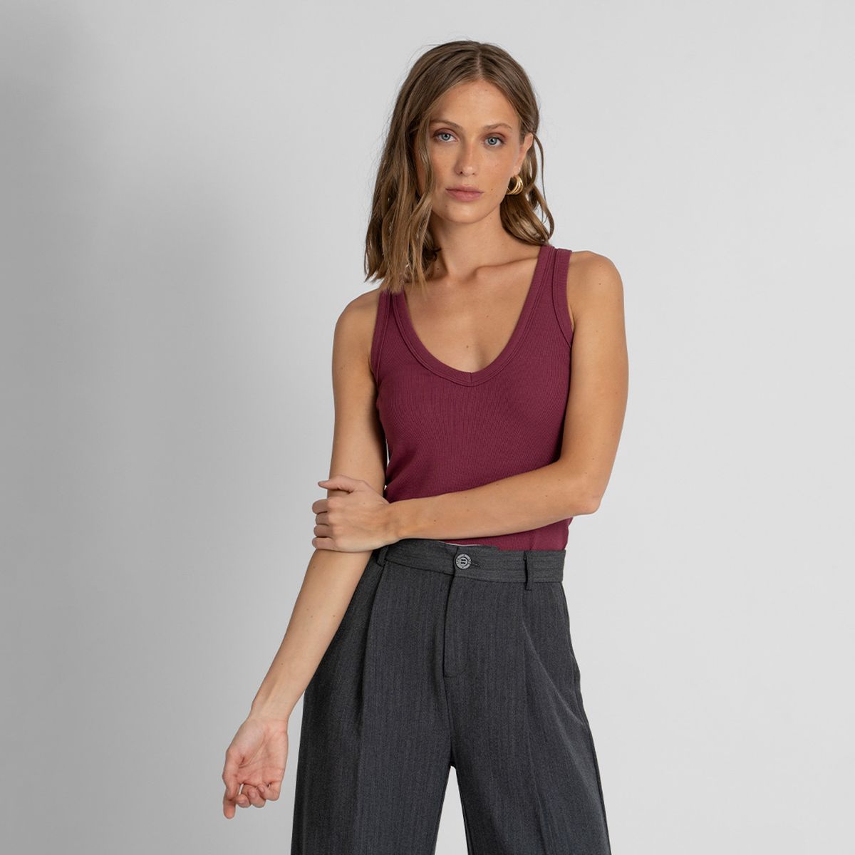 LOLITA POCKET - Polera Maru Burdeo Lolita Pocket