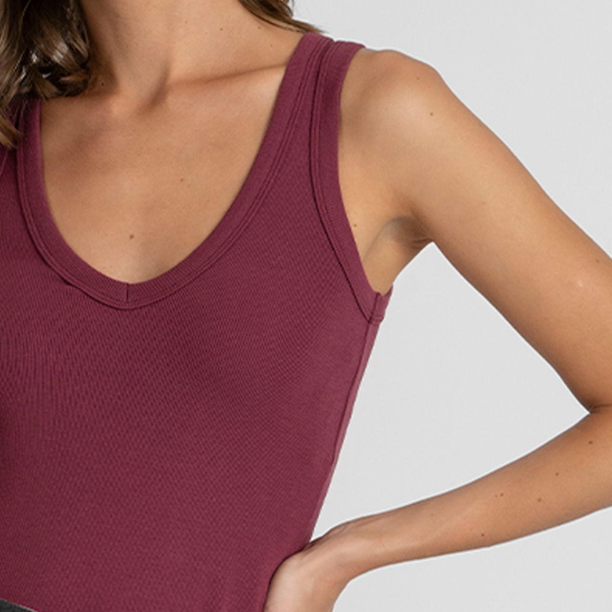 LOLITA POCKET - Polera Maru Burdeo Lolita Pocket