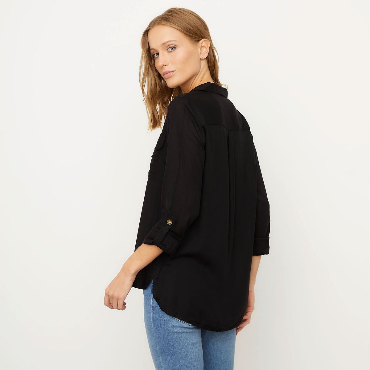 VERO MODA - Blusa Manga Larga Botones  Mujer Vero Moda