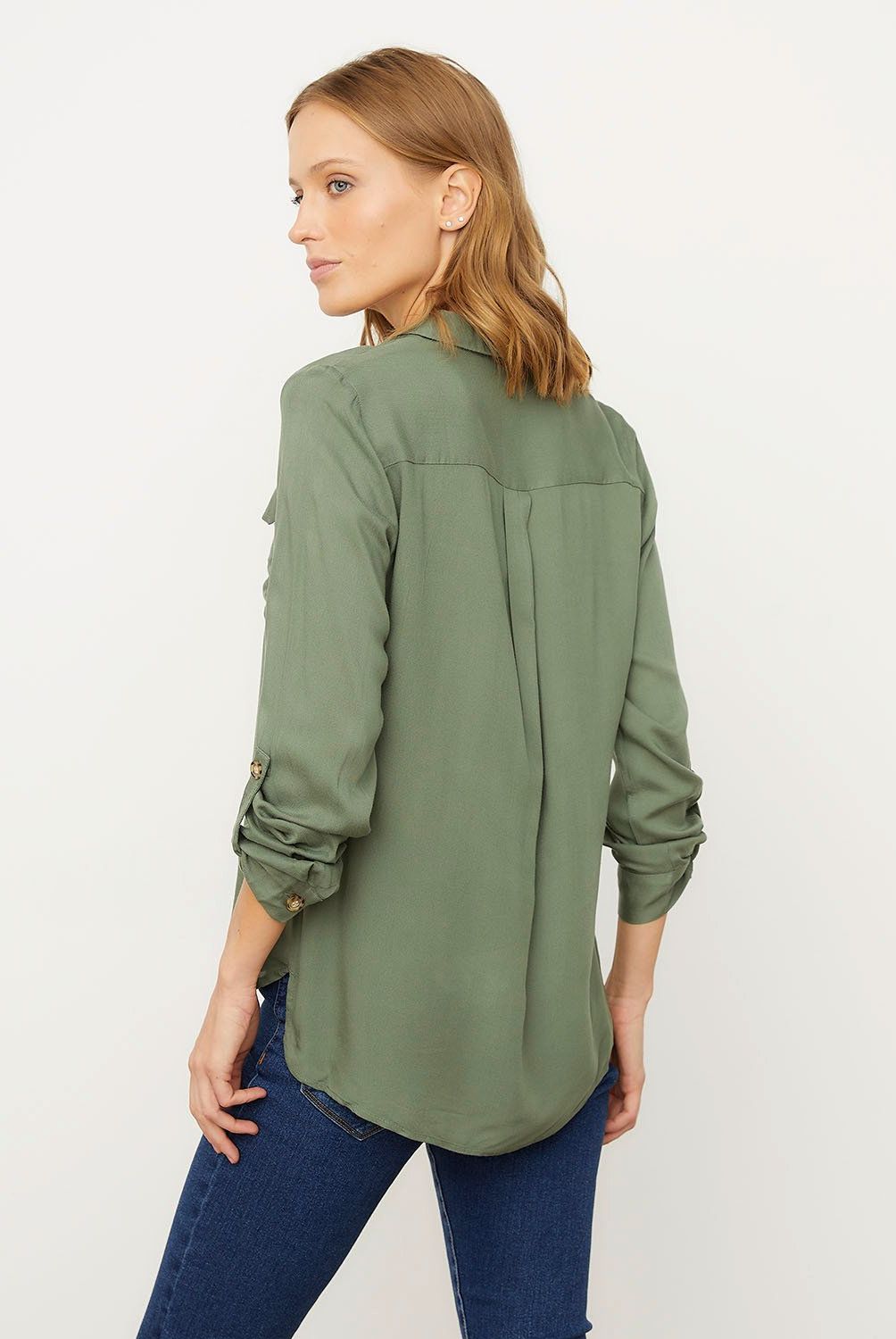 VERO MODA - Blusa Manga Larga Botones  Mujer Vero Moda