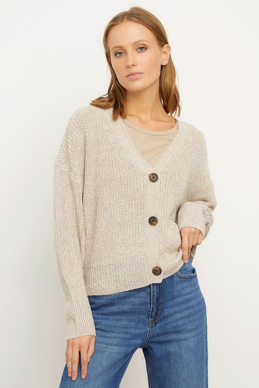 VERO MODA - Cárdigan Botones Mujer Vero Moda