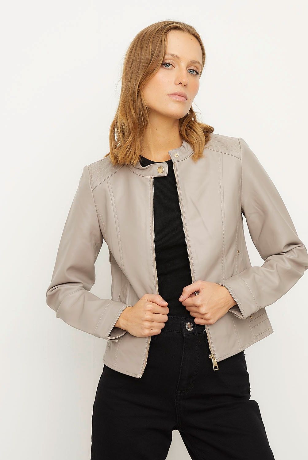 VERO MODA - Chaqueta Ecocuero  Mujer Vero Moda