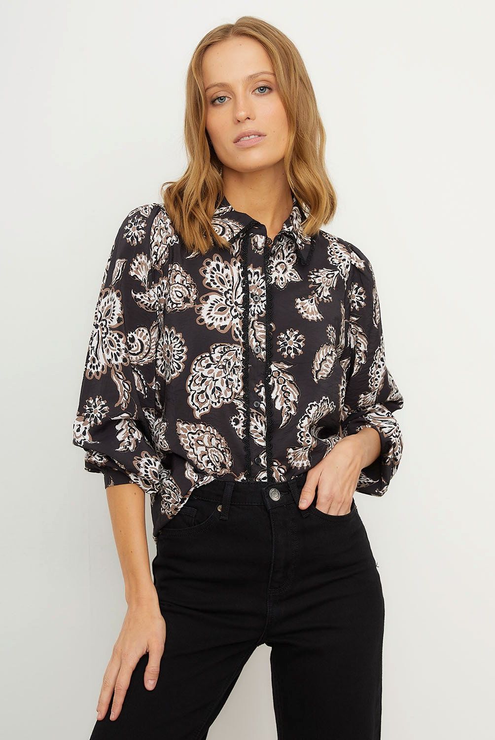 VERO MODA - Blusa Estampada   Mujer Vero Moda