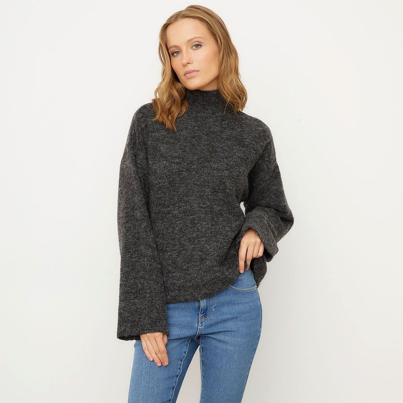 VERO MODA - Sweater Cuello Alto Mujer Vero Moda