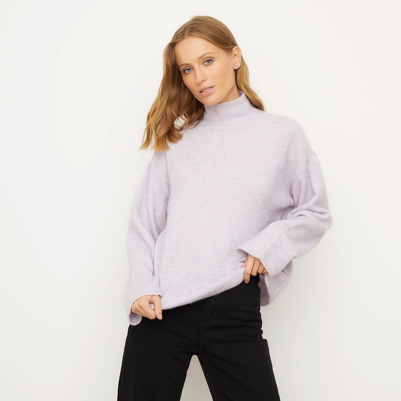 VERO MODA - Sweater Cuello Alto Mujer Vero Moda