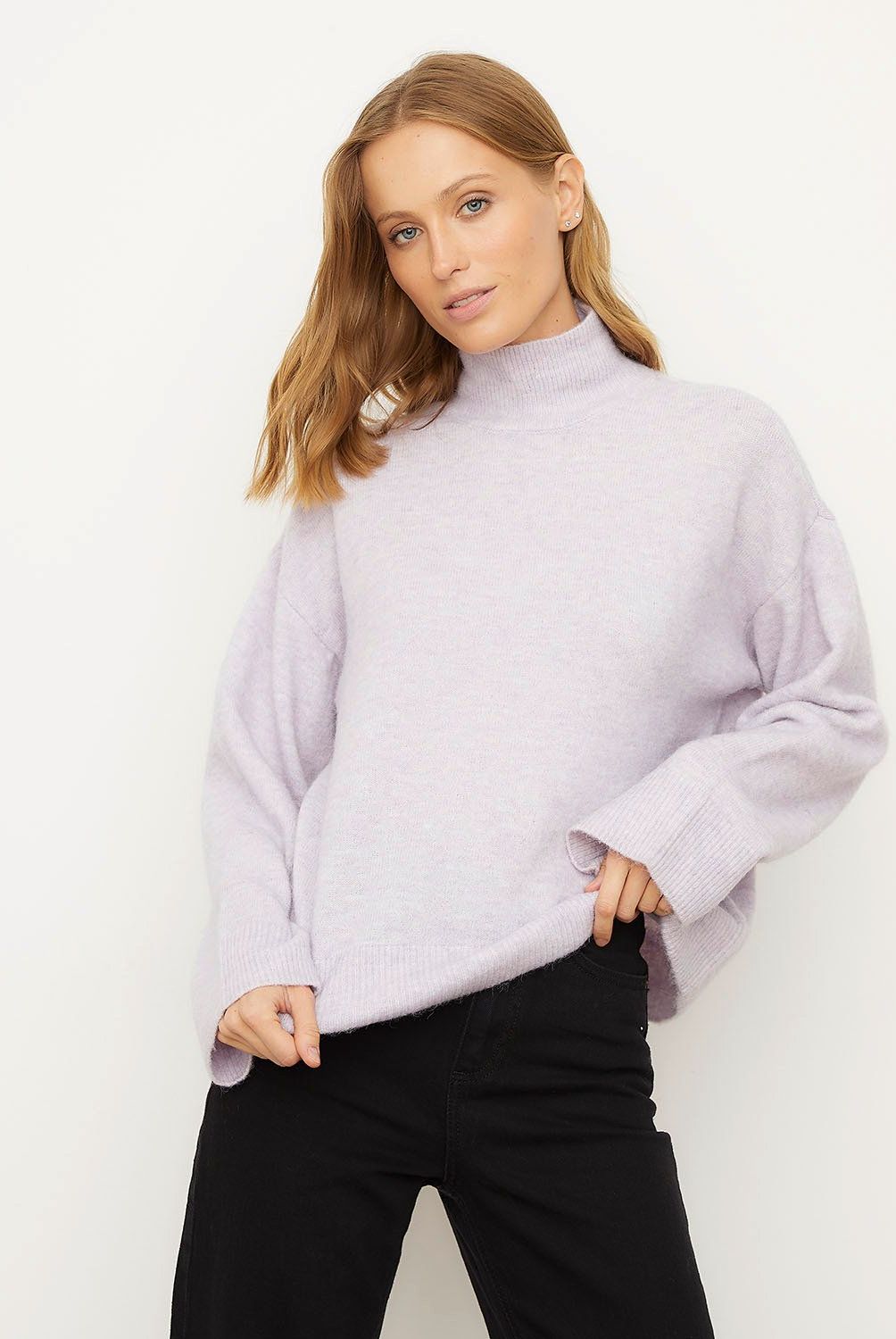 VERO MODA - Sweater Cuello Alto Mujer Vero Moda