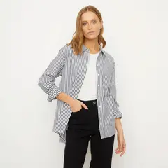 VERO MODA - Camisa Rayas Algodón Mujer