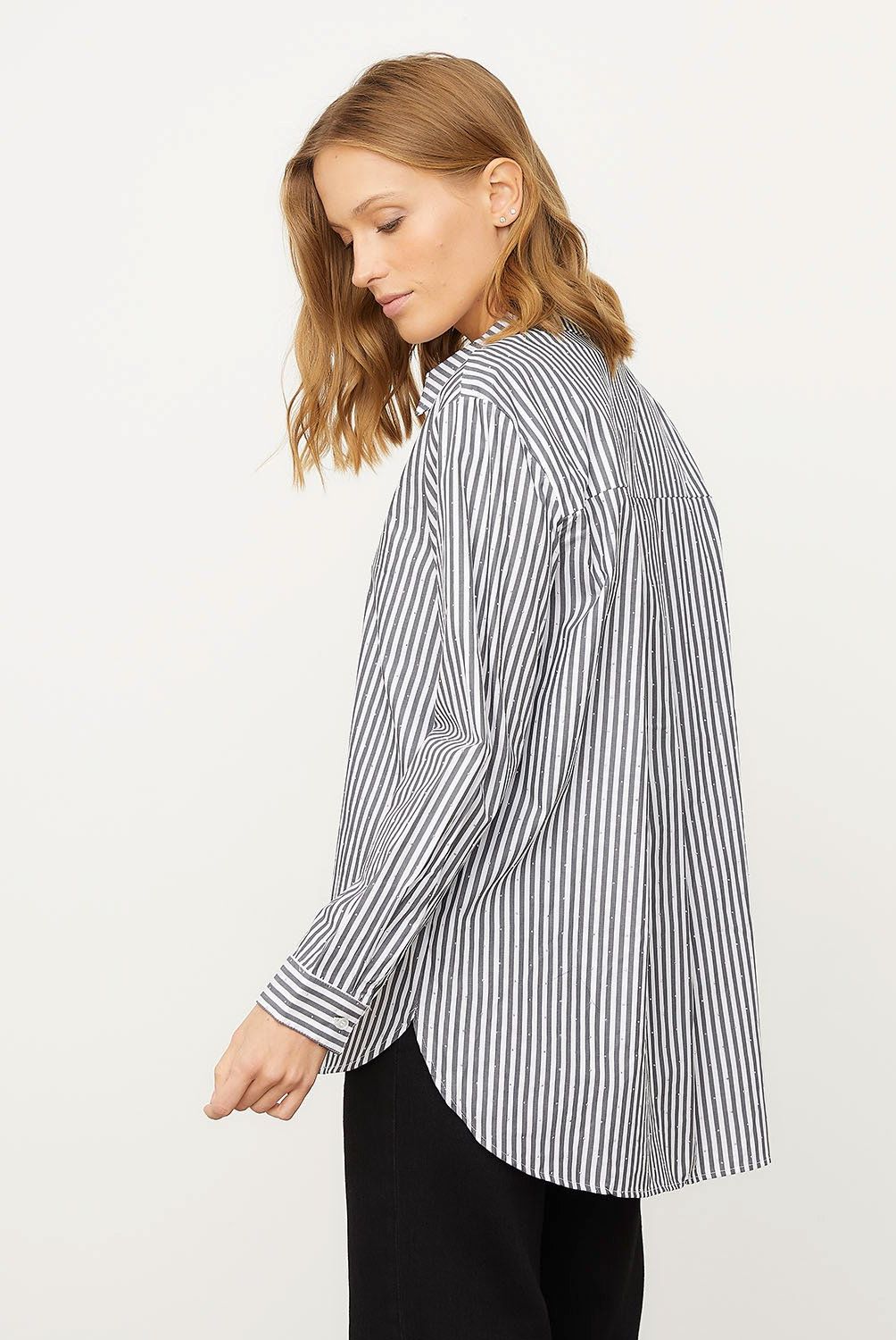 VERO MODA - Camisa Rayas Algodón Mujer Vero Moda