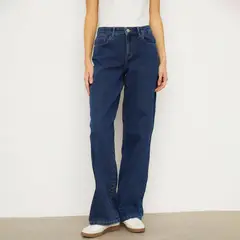 VERO MODA - Jeans Wide Leg Algodón Mujer