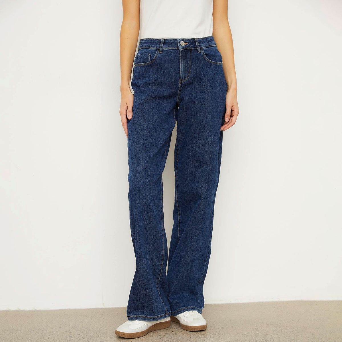 VERO MODA - Jeans Wide Leg Algodón Mujer Vero Moda