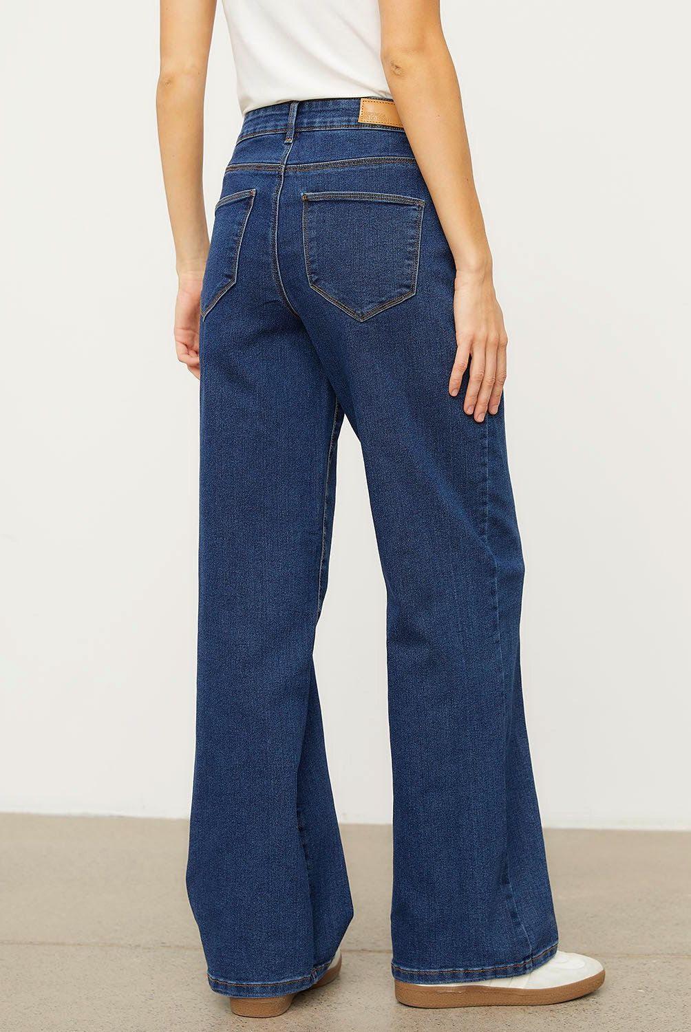 VERO MODA - Jeans Wide Leg Algodón Mujer Vero Moda