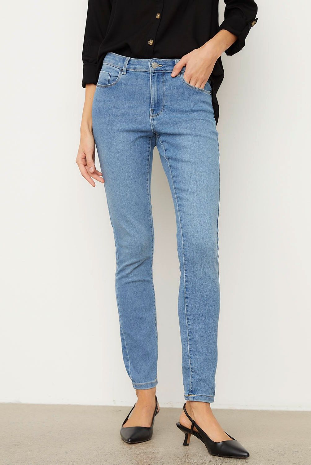 VERO MODA - Jeans Skinny Algodón Mujer Vero Moda