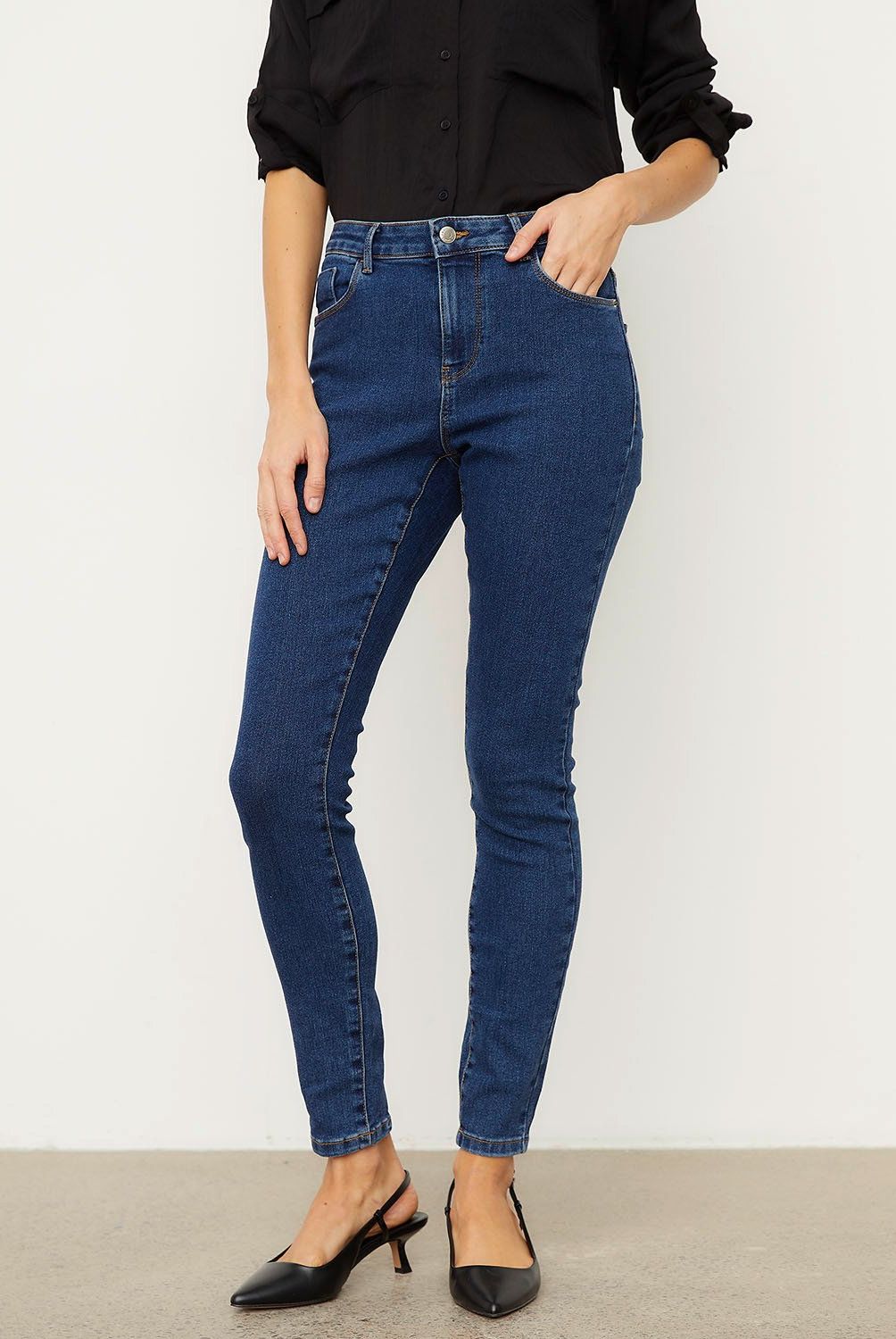 VERO MODA - Jeans Skinny Algodón Mujer Vero Moda
