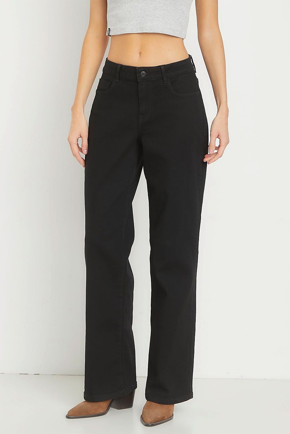 VERO MODA - Pantalón Recto  Algodón Mujer Vero Moda