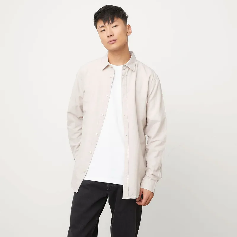 JACK&JONES - Camisa Lino Hombre Algodón Jack&Jones