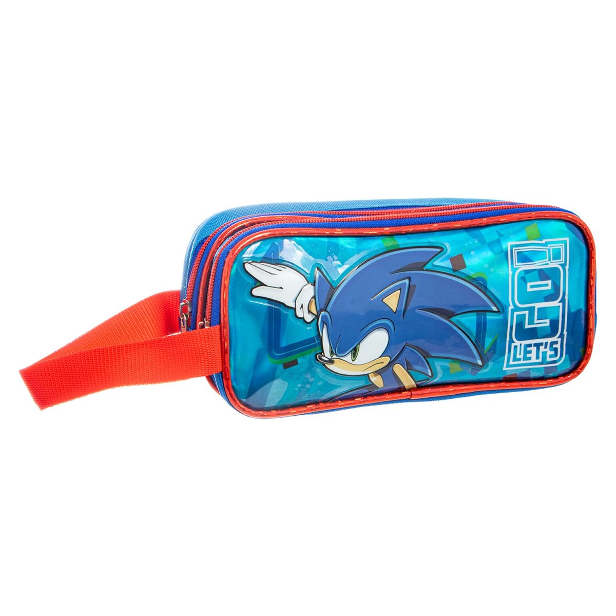 SONIC - Estuche 2 Compartimentos Sonic