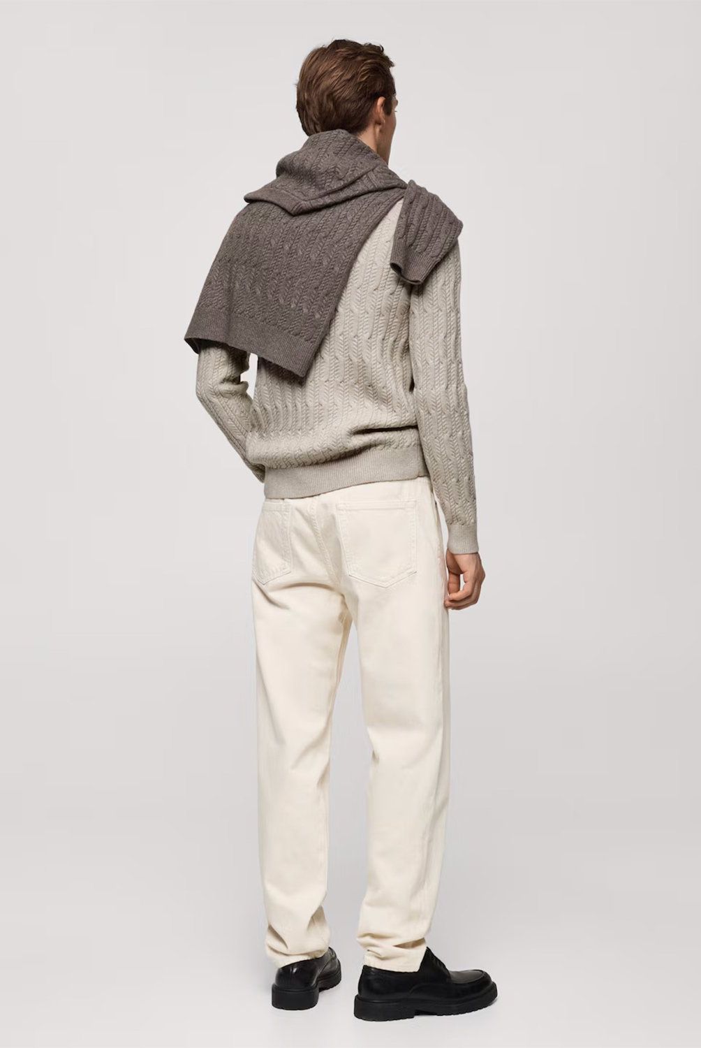 MANGO MAN - Sweater Punto Trenzado Hombre Mango Man