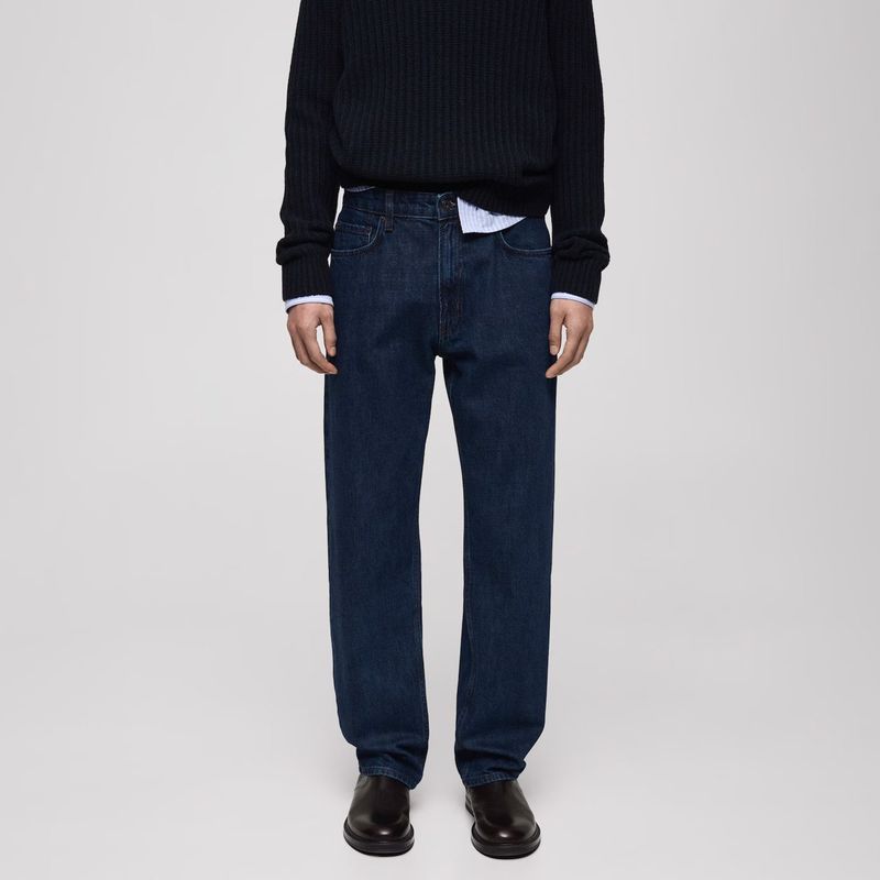 MANGO MAN - Jeans Moby Fit Recto Efecto Lavado Hombre Mango Man