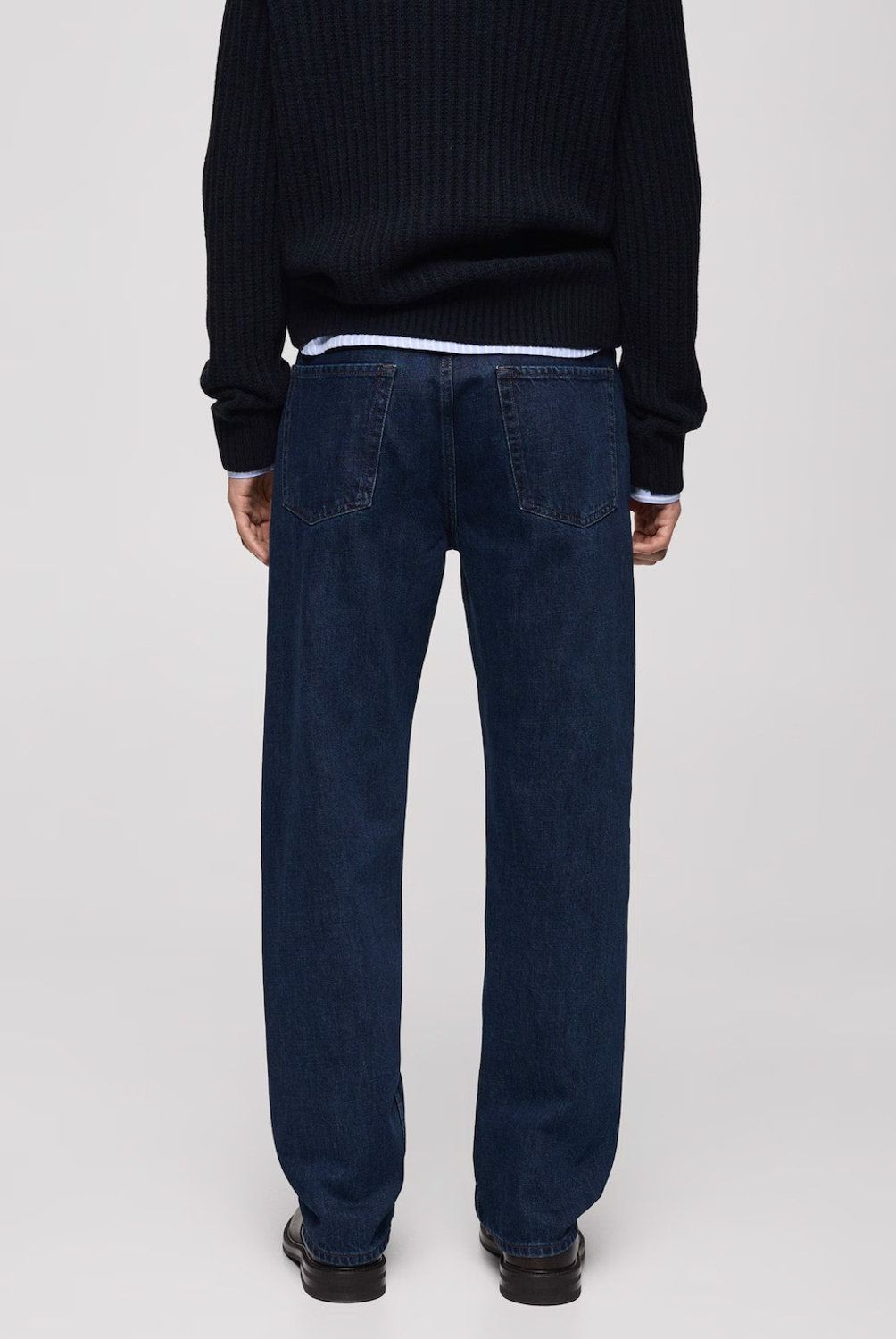 MANGO MAN - Jeans Moby Straight Fit Lavado Oscuro Hombre Mango Man
