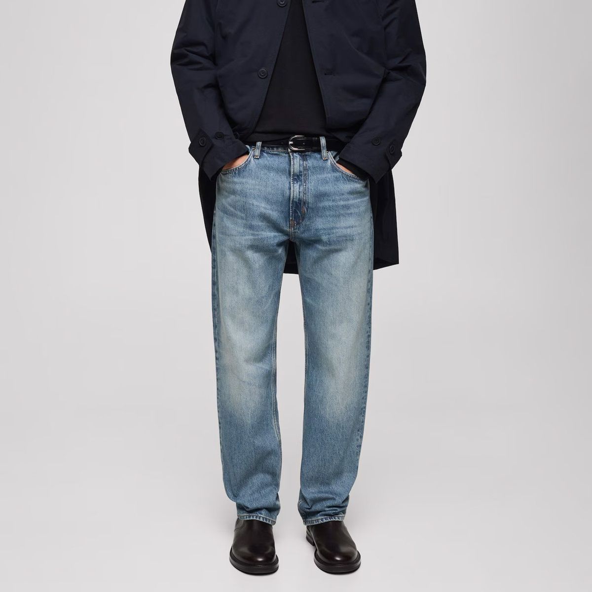 MANGO MAN - Jeans Moby Fit Recto Desgastado Hombre Mango Man