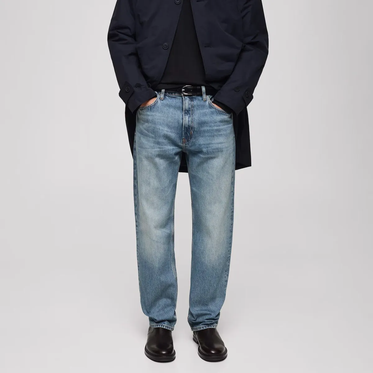 MANGO MAN - Jeans Moby Fit Recto Desgastado Hombre Mango Man