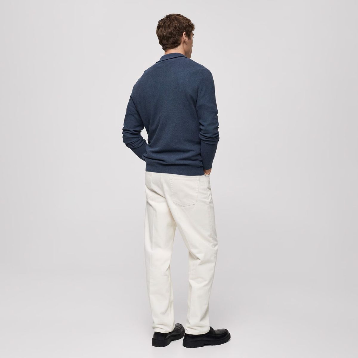 MANGO MAN - Sweater Tenp Cuello Cierre Hombre Mango Man