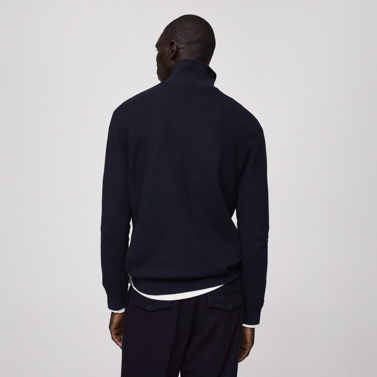 MANGO MAN - Sweater Tenp Cuello Cierre Hombre Mango Man