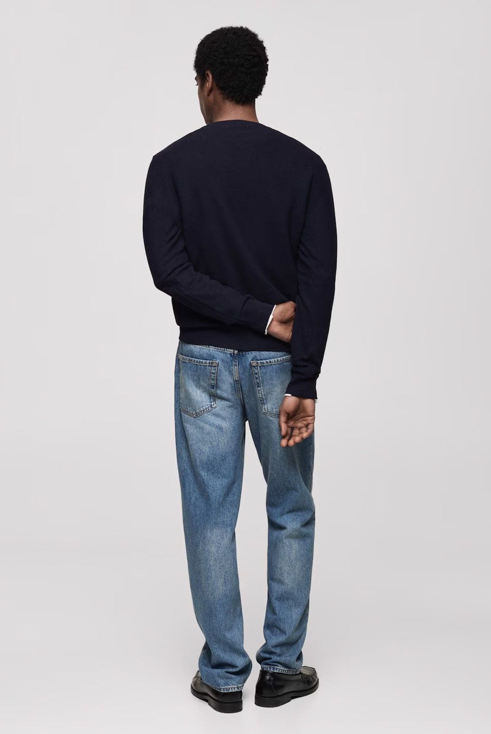 MANGO MAN - Sweater Punto Algodón Microestructura Hombre Mango Man