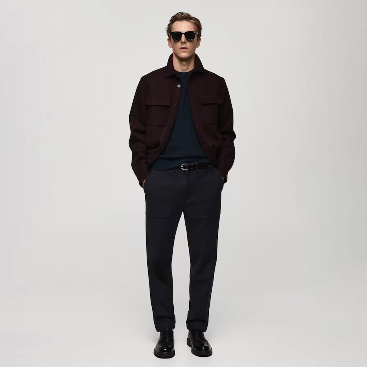 MANGO MAN - Sweater Antigua Regular Fit Canalé Hombre Mango Man