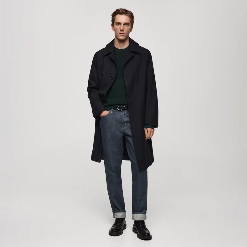 MANGO MAN - Sweater Antigua Regular Fit Canalé Hombre Mango Man