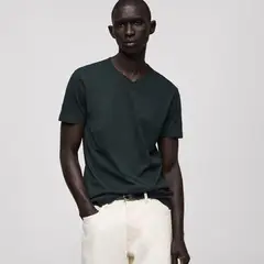 MANGO MAN - Polera 100% Algodón Slim Fit Hombre