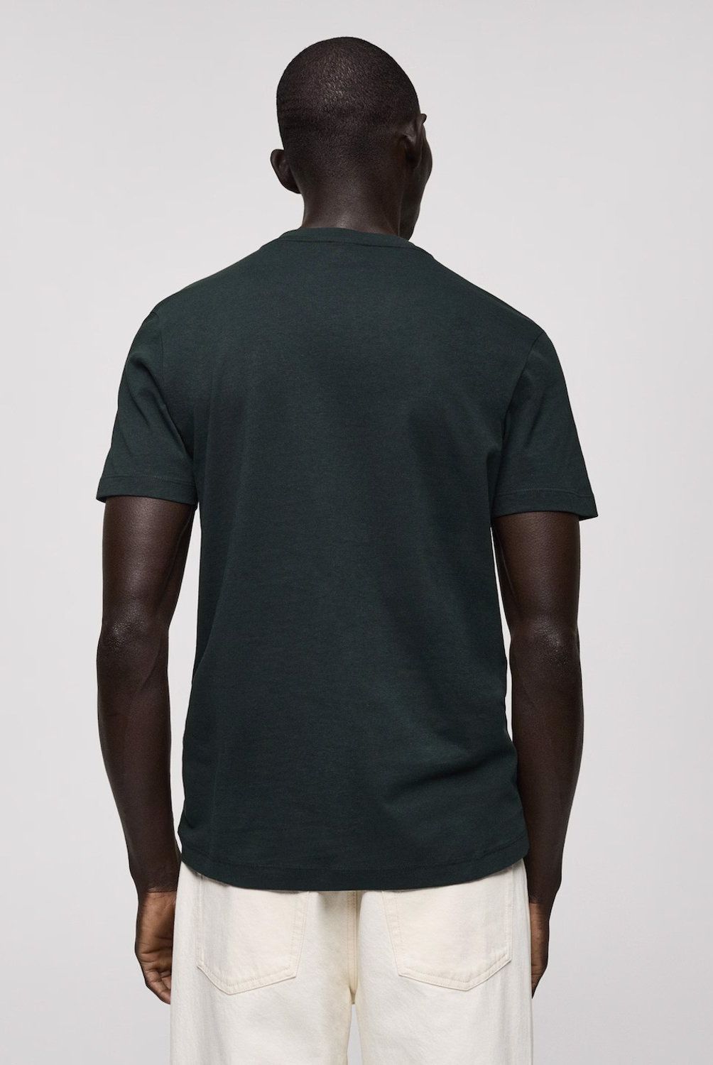 MANGO MAN - Polera 100% Algodón Slim Fit Hombre Mango Man