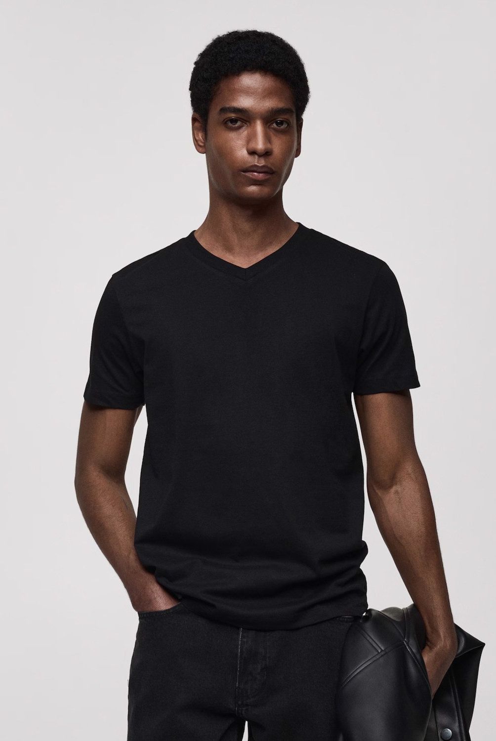 MANGO MAN - Polera 100% Algodón Slim Fit Hombre Mango Man