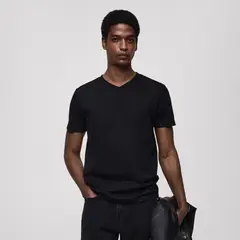 MANGO MAN - Polera 100% Algodón Slim Fit Hombre