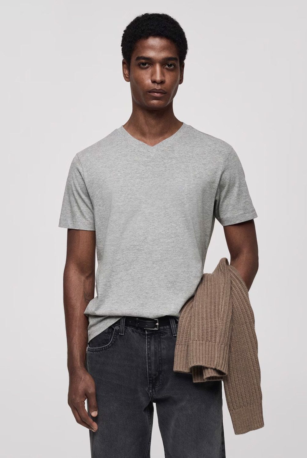 MANGO MAN - Polera 100% Algodón Slim Fit Hombre Mango Man