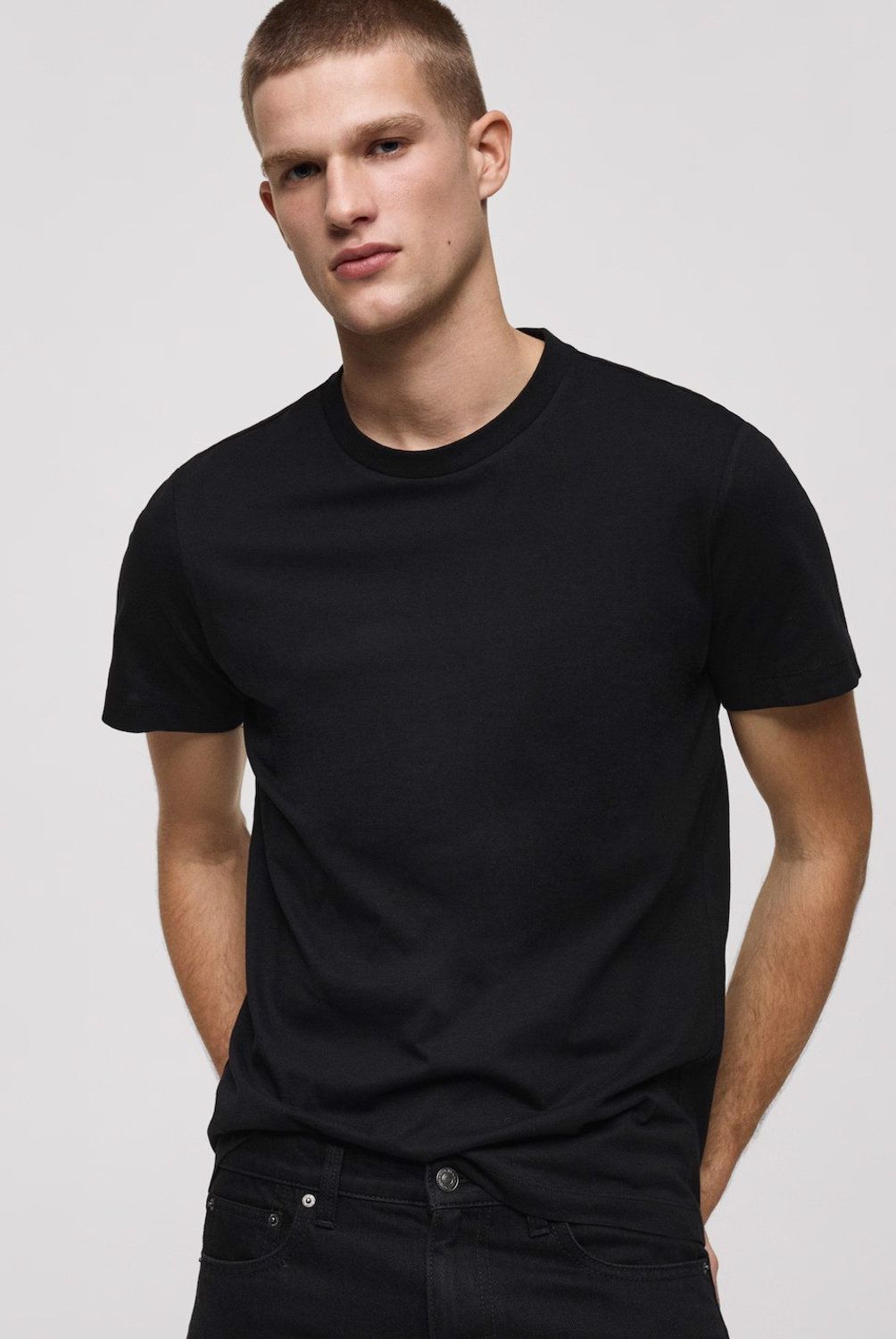 MANGO MAN - Polera 100% Algodón Slim Fit Hombre Mango Man