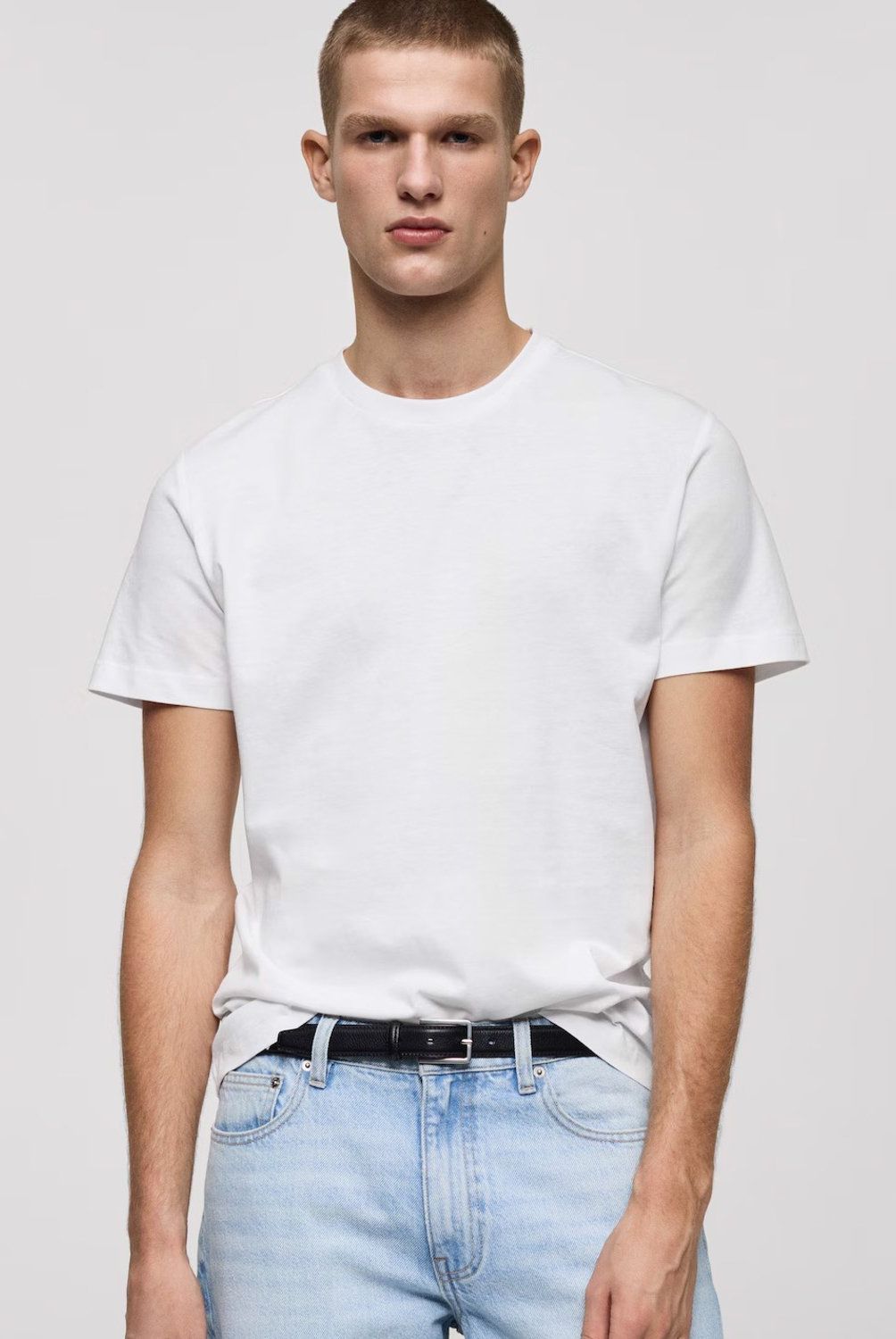 MANGO MAN - Polera 100% Algodón Slim Fit Hombre Mango Man