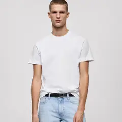MANGO MAN - Polera 100% Algodón Slim Fit Hombre